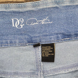 DG2 by Diane Gilman Classic Stretch Pull-On Bermuda Short Chambray Blue PL