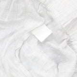 Womens Bell Sleeve Tie Front Blouse Shirt Top White Lurex See Measurements