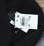 Charter Club Womens 100% Cashmere Cuffed Beanie Hat 100160260HT Classic Black