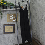 Miken Juniors Smocked Midi Dress Cover Up I7187P380 Black XS