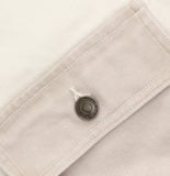 Woolrich X TGT Short Sleeve Denim Western Jumpsuit 94611513 Cream Off White 14