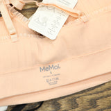 MeMoi Womens 3-Pack Seamless Padded Ribbed Bralette Pink Multi S