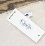 Steve Madden Womens Plaid Blanket Wrap Scarf Fringe SMA-3694 Light Beige Brown