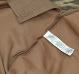 Cuddl Duds Womens Petite Soft Rib Lounge Shirt Top A696246 Mocha Brown PXL