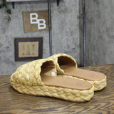 A New Day Womens Casey Flatform Slide Sandals 89998665 Beige Brown 10M