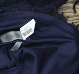 Kensie Womens Lace Sheath Dress KDLN0805 Navy Blue 10