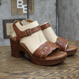 B.o.c. Womens Gigi Comfort Sandal BC0012106 Brown 9M