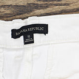 Banana Republic Womens Ladies Khaki Chino Shorts 1687118 White 10