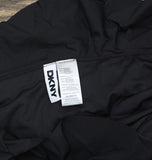 DKNY Womens Ruffle-Bandeau-Neck Tummy Control One Piece Swimsuit Black XL