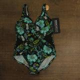 Miraclesuit Florica Crossover Soft Cup One Piece Swimsuit Florica Black Multi 16
