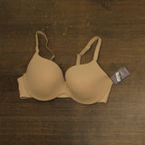Auden Luxe Stretch Comfort Wire Demi Bra 94266650 Pearl Tan Brown 40C