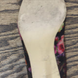 Asos Womens Floral Pull On Stiletto Heels 1678aac4e6f0df Black Floral Multi 8