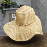 Hat Attack Raffia Floppy Sun Hat UPF 50 Wide Brim SHAC207 Natural Brown