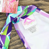 Kanu Surf Girls UPF 50 Beach Sport Halter Bikini 2-Piece Swimsuit Ruby Purple 12