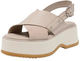 Sorel Womens Dayspring Platform Crisscross Sandal Crushed Clay Brown 9.5M