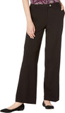 Calvin Klein Womens Straight Pants with Tab Waist M2GK7260 Black 4