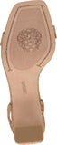 Vince Camuto Hamda Ankle Strap High Heel Sandals Natural Brown / Gold 8.5M