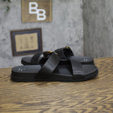 A New Day Meg Sandals Adjustable 2-Band 94748250 Black 9.5M