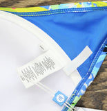 Bleu by Rod Beattie Back Convertible Bikini Swim Top White / Blue Multi 40D