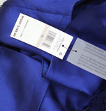 Alex Evenings Off the Shoulder Cap Sleeve Midi Dress Bright Royal Blue 12