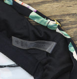 Island Escape Womens Cali Underwire Tankini Swim Top R761249 Black Multi 12