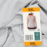 32 Degrees Womens Mini Ribbed Tank Top with Built in Bra 1760130 Pearl Blue 2XL