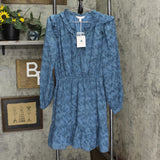 Lc Lauren Conrad Womens Ruffle Shirt Dress WL23Y045RS2