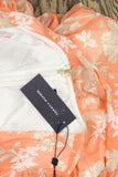Tommy Hilfiger Womens Tie Front Printed Capelet Fit & Flare Dress Coral Pink 8