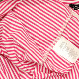 Jones New York Elbow Ruffle Sleeve Crew Neck Top Azalea Pink / Nyc White XL