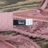 Felina Womens 2-Pack Lace Bralette 1753868 Light Pink / Mauve S