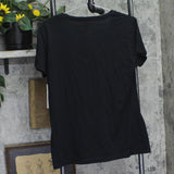 La Pop Art Juniors Graphic Zion Lion 'Love' V Neck T Shirt Black Multi 2XL