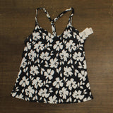 Leilani Byron Bay Racerback Tankini Swim Top N720263 Black / White 6