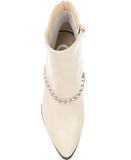 Journee Collection Women's Monicco Booties Shoes Natural Off White 7M