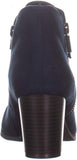 Style & Co. Womens Masrinaaf Suede Block Heel Booties MASRINAAF Navy Blue 7M