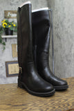 A New Day Womens Hattie Boots Faux Leather Knee High 94637545 Black 8M