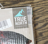 True North Microplush Plaid Heated Electric Throw Blanket Red / Black 50x60