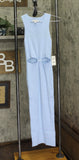 And Now This Womens Cutout Rib Knit Midi Dress Light Blue S