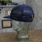 Mens Vintage Patch Blue Triangle Hardwoods Trucker Hat Cap Navy Blue OS