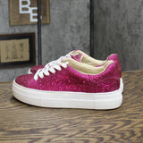 Betsey Johnson Women's Sidny Sneakers Women's Shoes SB-SIDNY Fuschia Pink 6M