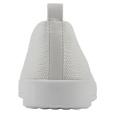 White Mountain Upright Woven Knit Slip-On Cushion Insole Tennis Sneaker White 6M