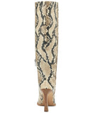 Vince Camuto Snakeskin PESLNA Stiletto Fashion Boot Desert Python Brown 6.5M