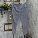 Terra & Sky Womens Plus Size Knit Elastic Waist Leggings 1666756e7b20c8 Gray 2X