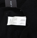 Black Tape Womens Textured Knit Stretchy Raglan-Sleeve Sweater 1927002 M Black S
