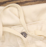 Woolrich X TGT Mid-Rise Straight-Leg Slouchy Cargo Twill Pants Cream Off White L
