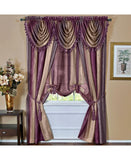 Achim Home Ombre Panel Light Filtering Semi-Sheer Window Curtain Ombre 50x84