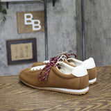 Universal Thread Womens JoJo Sneakers Double Lace Low Top 94462314 Brown 7.5M
