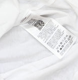GUESS Eco Short Sleeve Lace-Up Graphic Corset Tee W5RI32K9RM1 Pure White XS