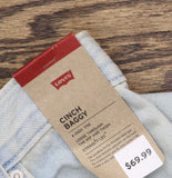 Levi's Cinch Baggy Womens Jeans High Rise Zip Fly 94417178 On Blast Blue 27X31