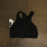 Salt + Cove Juniors Knotted-Front High Neck Bikini Swim Top SC24051BT Black L