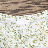 LC Lauren Conrad Womens Lightweight Unlined Woven Blouse Shirt Top White Multi M